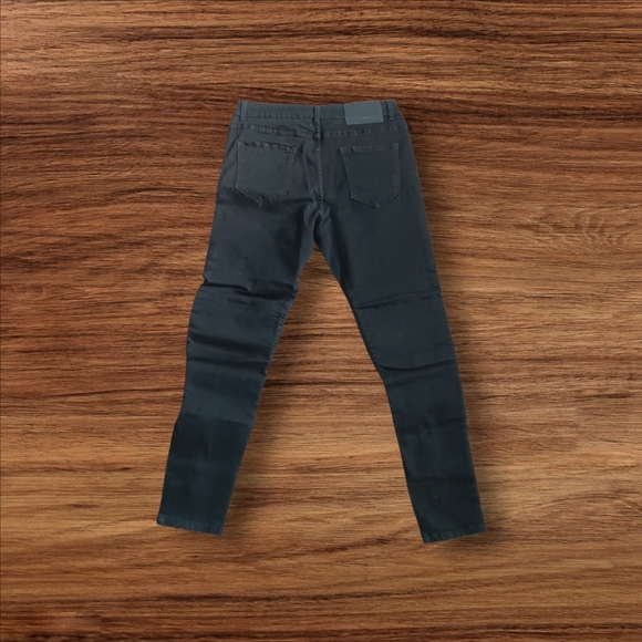 Denim Collection Skinny Fit Jeans Black Stretch Womens Size 34 tag / 32 actual - Picture 2 of 7